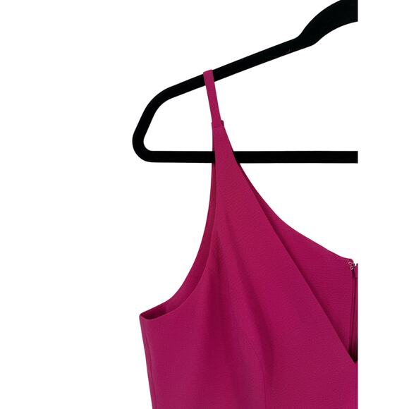 Dress the Population dress Iris Slit crepe gown pink size Large L - Picture 2 of 5